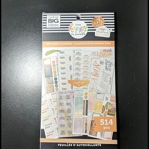 The Happy Planner Sticker Book: Wellness Planning
